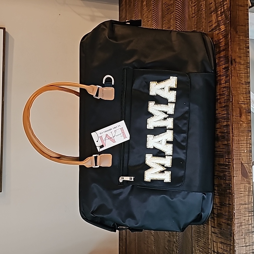 LLAMA MOMMA DIAPER TOTE BAG BRAND NEW - Picture 2 of 5